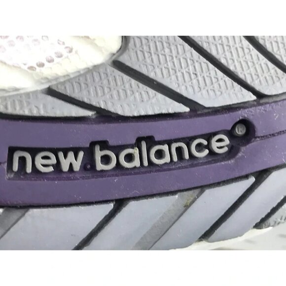New Balance Womens White 416 WR416WPB Lace Up Low Top Running Shoes Size US 8.5B - Picture 6 of 11